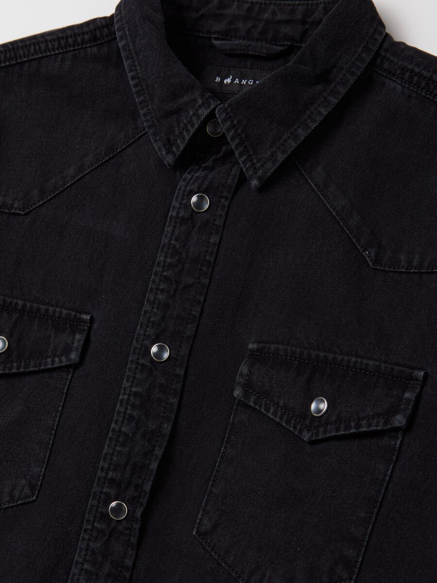 Cowboy shacket in denim_5