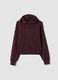 Purple stretch modal crew-neck sweatshirt_0