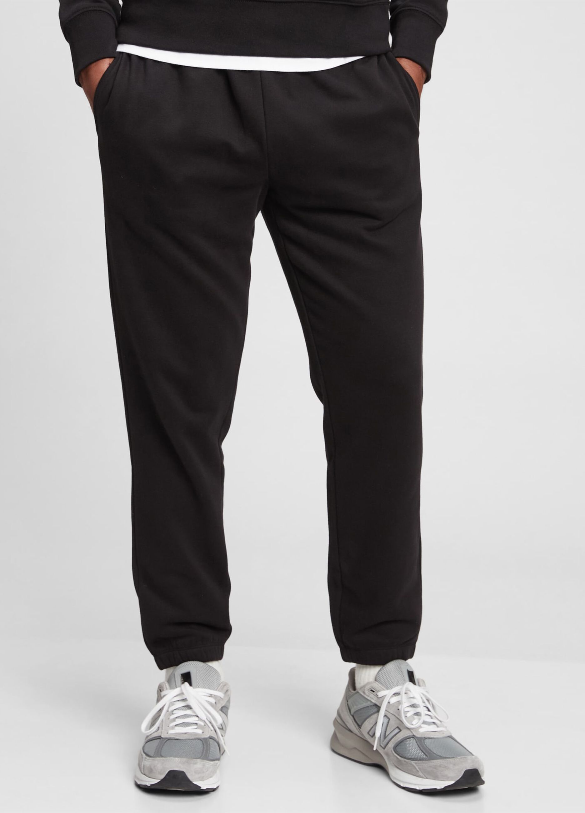 Solid colour plush joggers