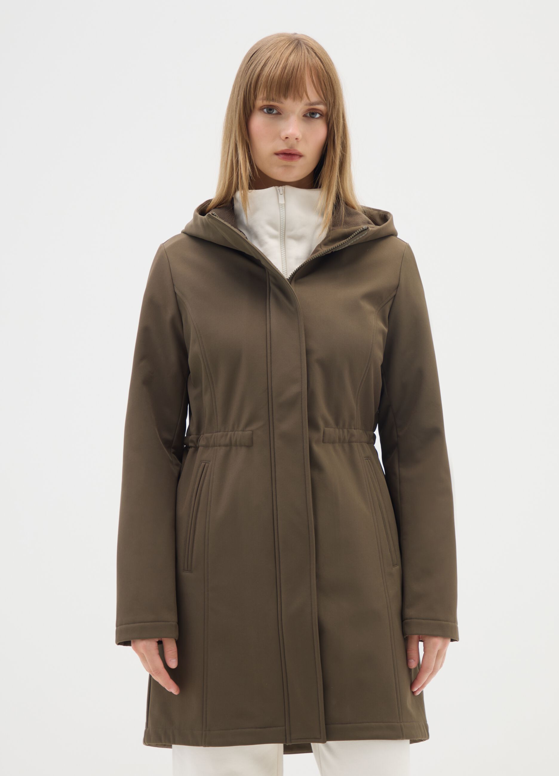 Brown Regular Fit Jacket