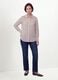 White striped shirt with classic collar, regular fit_1
