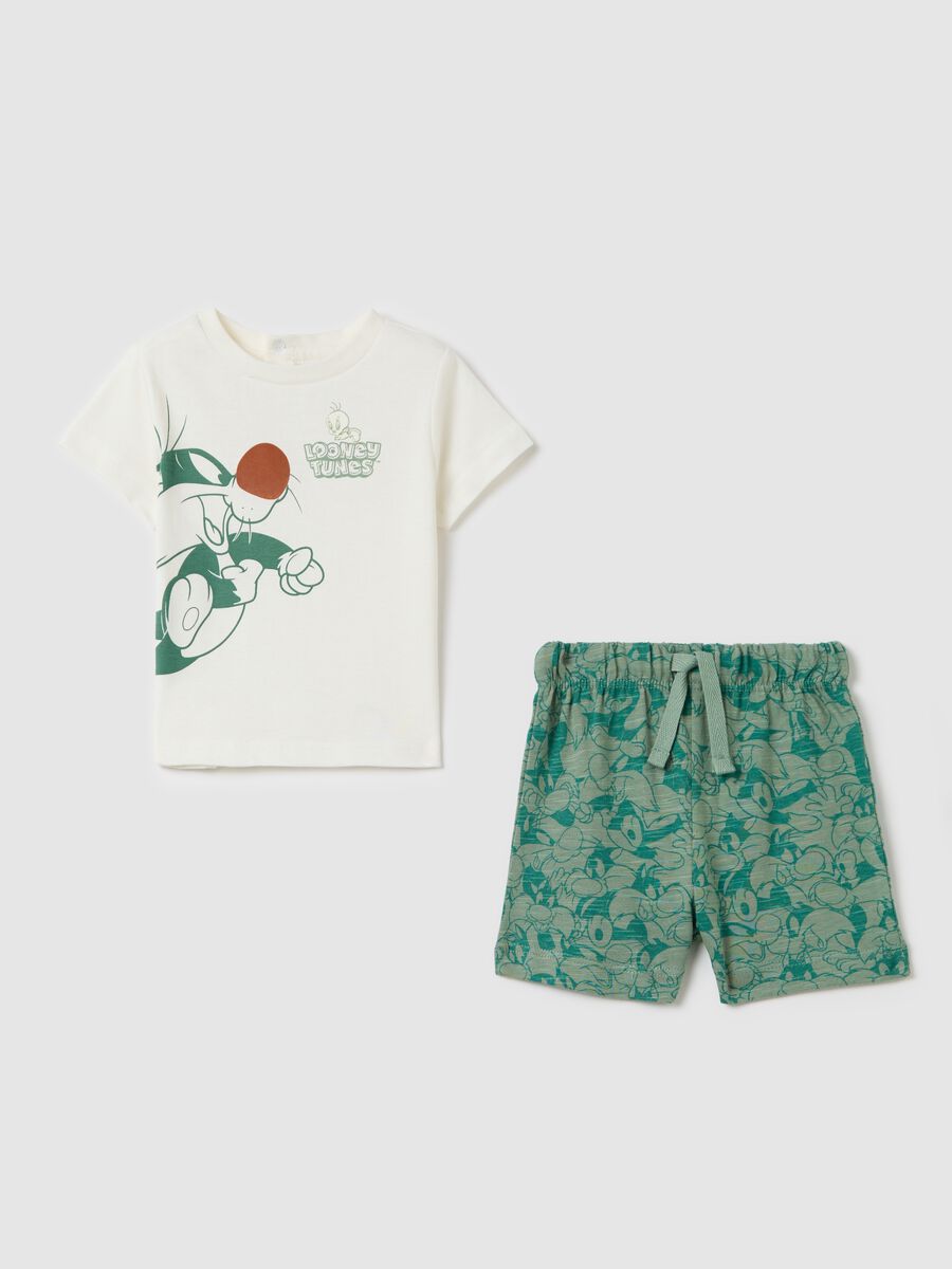 Organic cotton set with Sylvester the Cat print_0