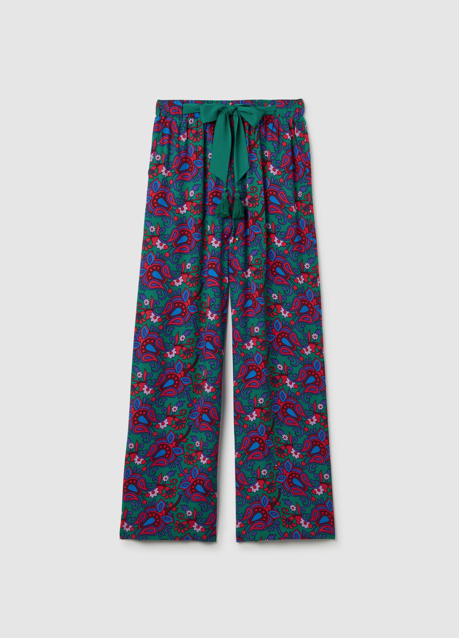 Multicolour Palazzo Trousers