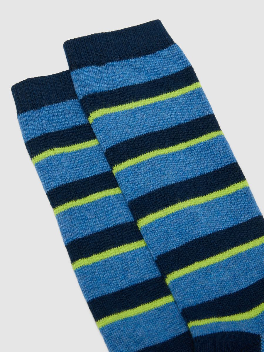 Tripack calze lunghe da bambino in misto cotone multicolor_1
