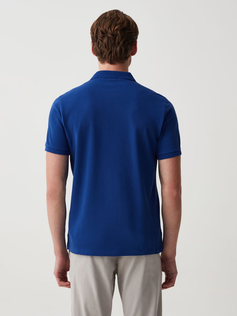 Organic cotton pique polo shirt_2