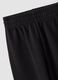 Black pure cotton fleece joggers, regular fit_2
