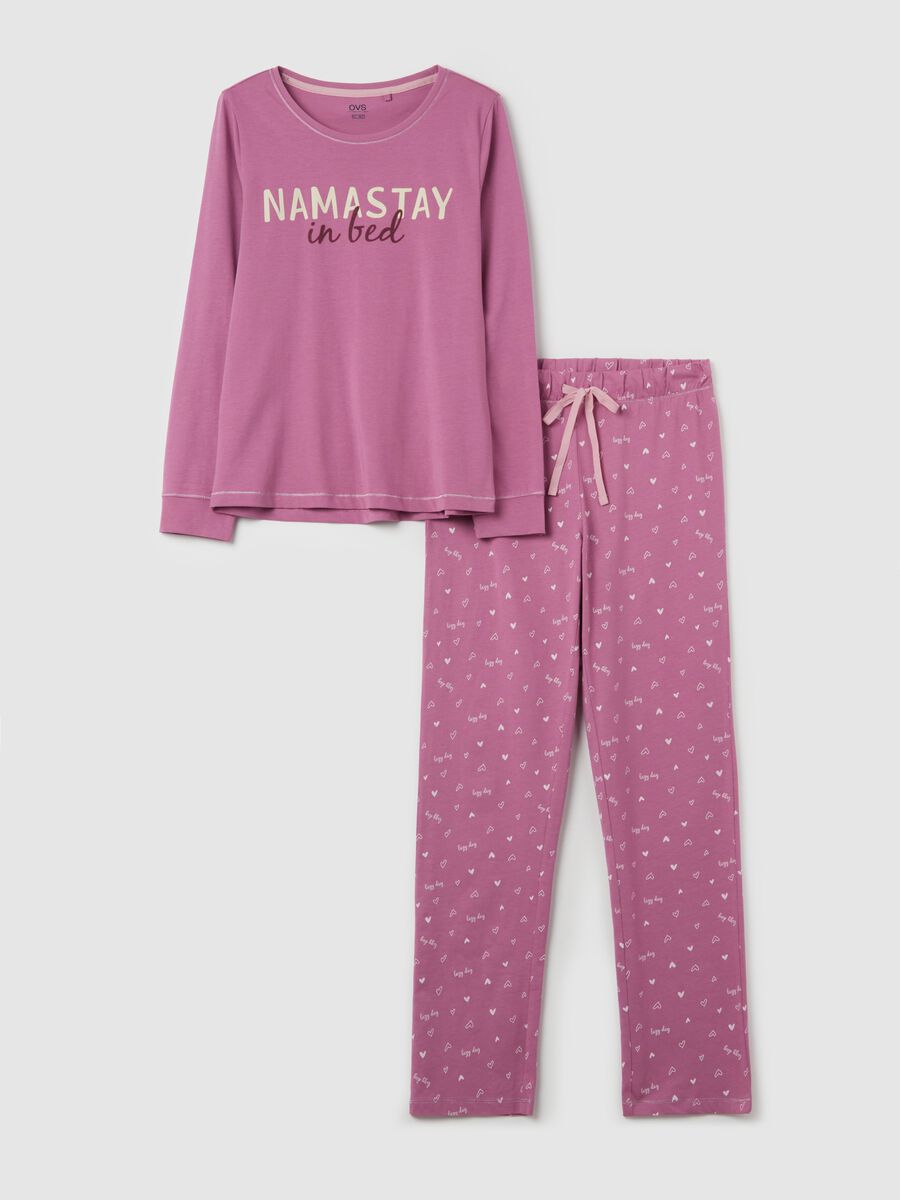 Long pyjamas with print in organic cotton_4