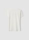 T-shirt in puro cotone bianca da ragazzo regular fit con stampa_4