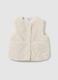 Baby Girl Beige Vest Regular Fit_1