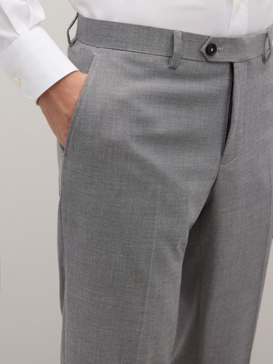 Grey slim fit trousers_3