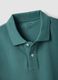 Green slim fit short sleeve pure cotton polo_5