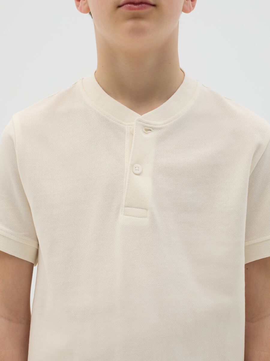 Short Sleeve Polo in Pure Cotton_1