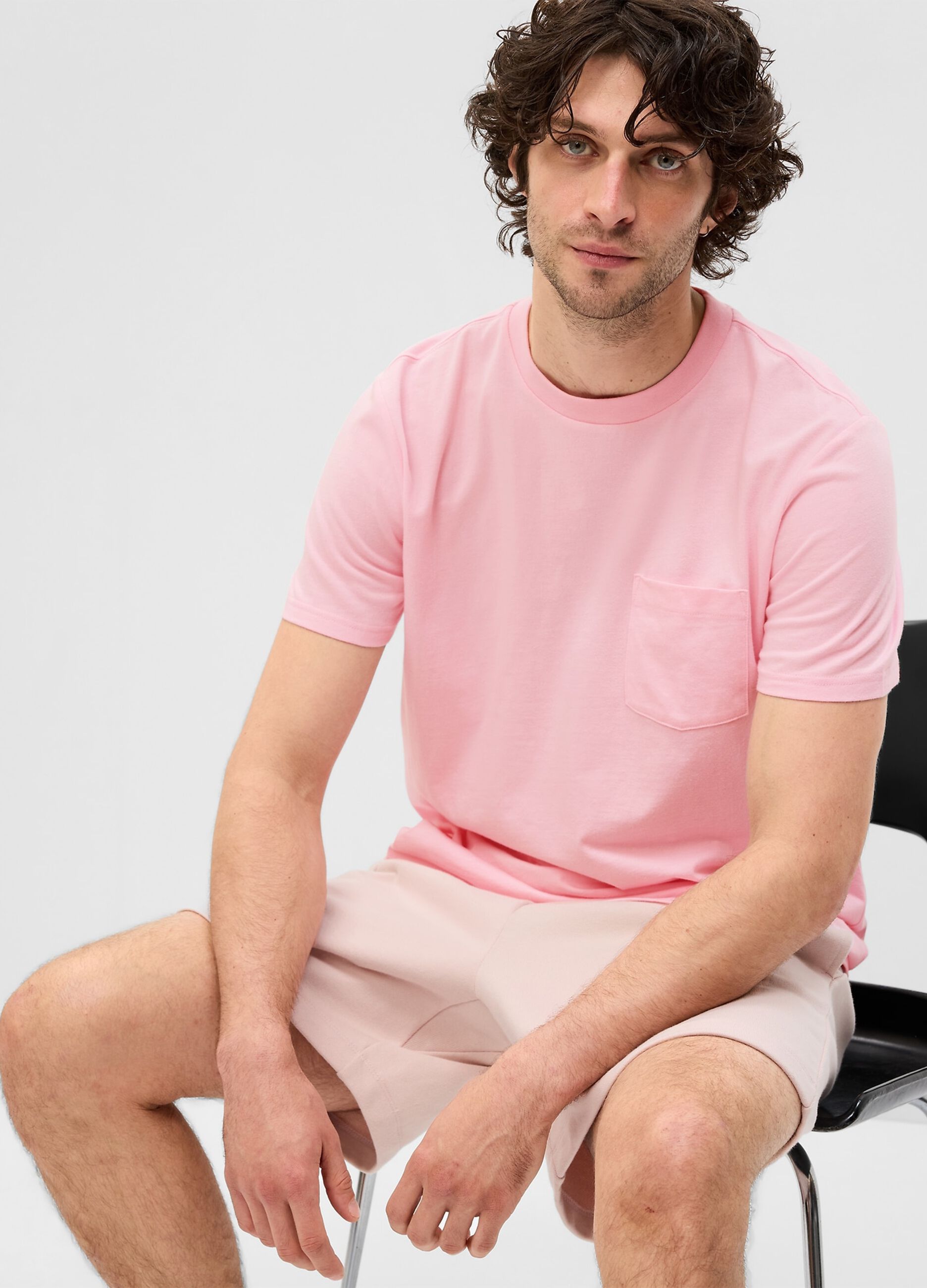 Ovs T-shirt in cotone bio con taschino