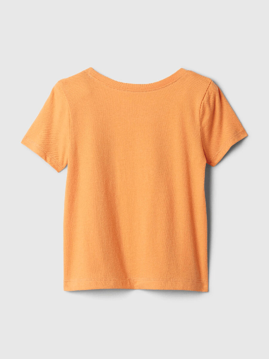 Orange T-shirt with GAP logo_1