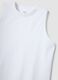 White pure cotton tank top_1