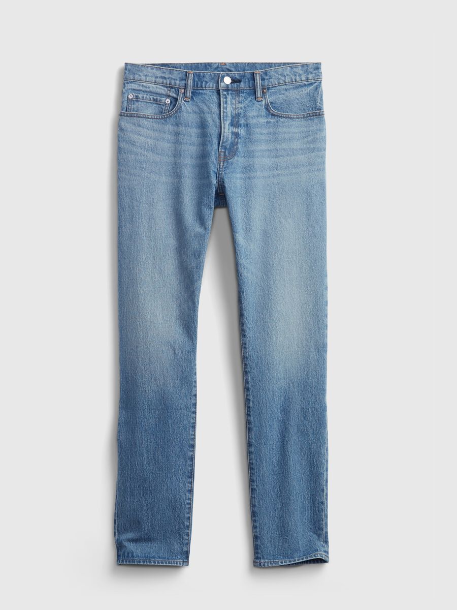 Slim-fit high-rise jeans with fading_4