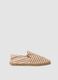 Beige striped espadrilles_0