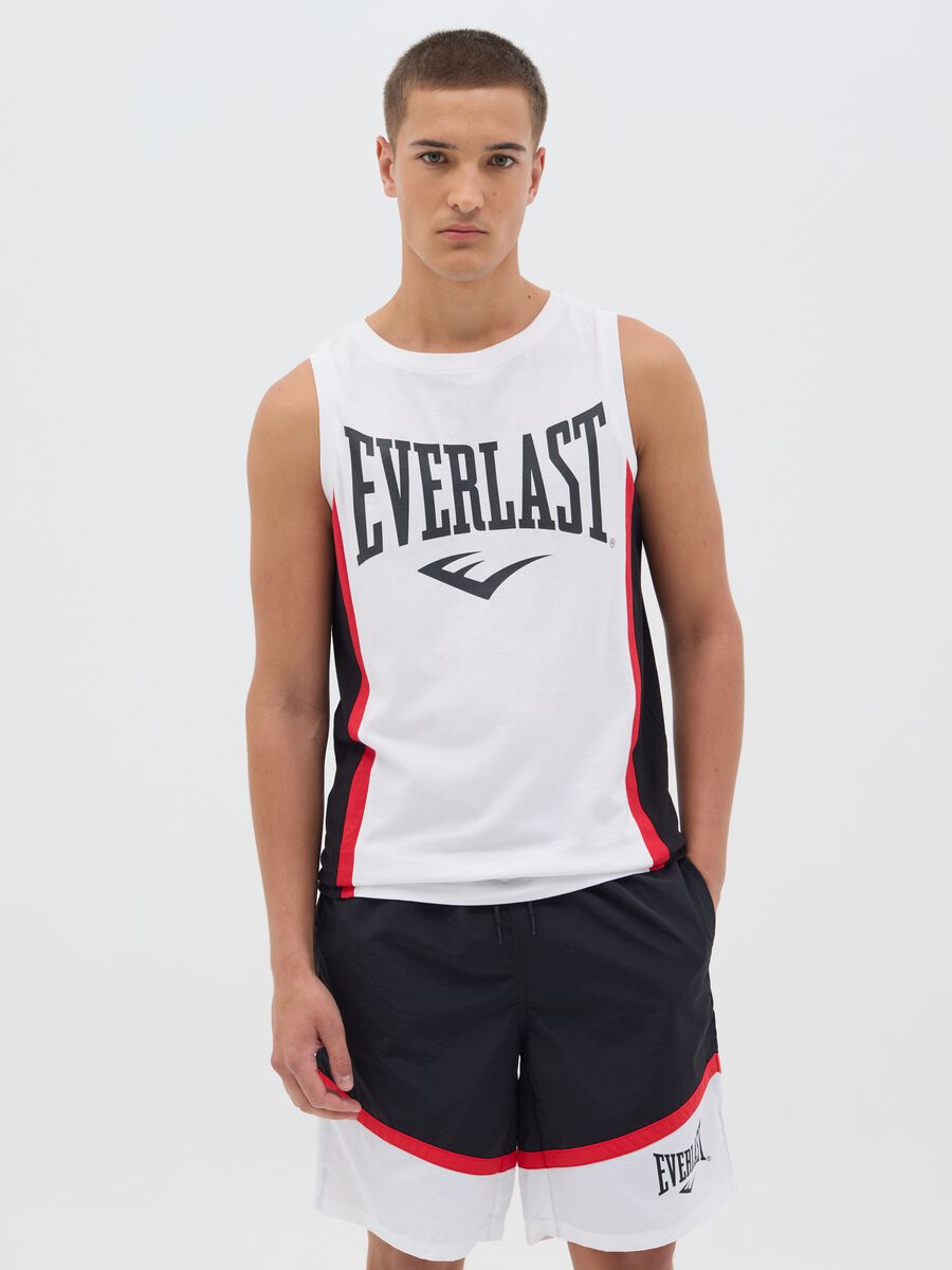 White Everlast Tank Top_0
