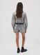 Girls&rsquo; grey stretch-cotton skort, regular fit_1