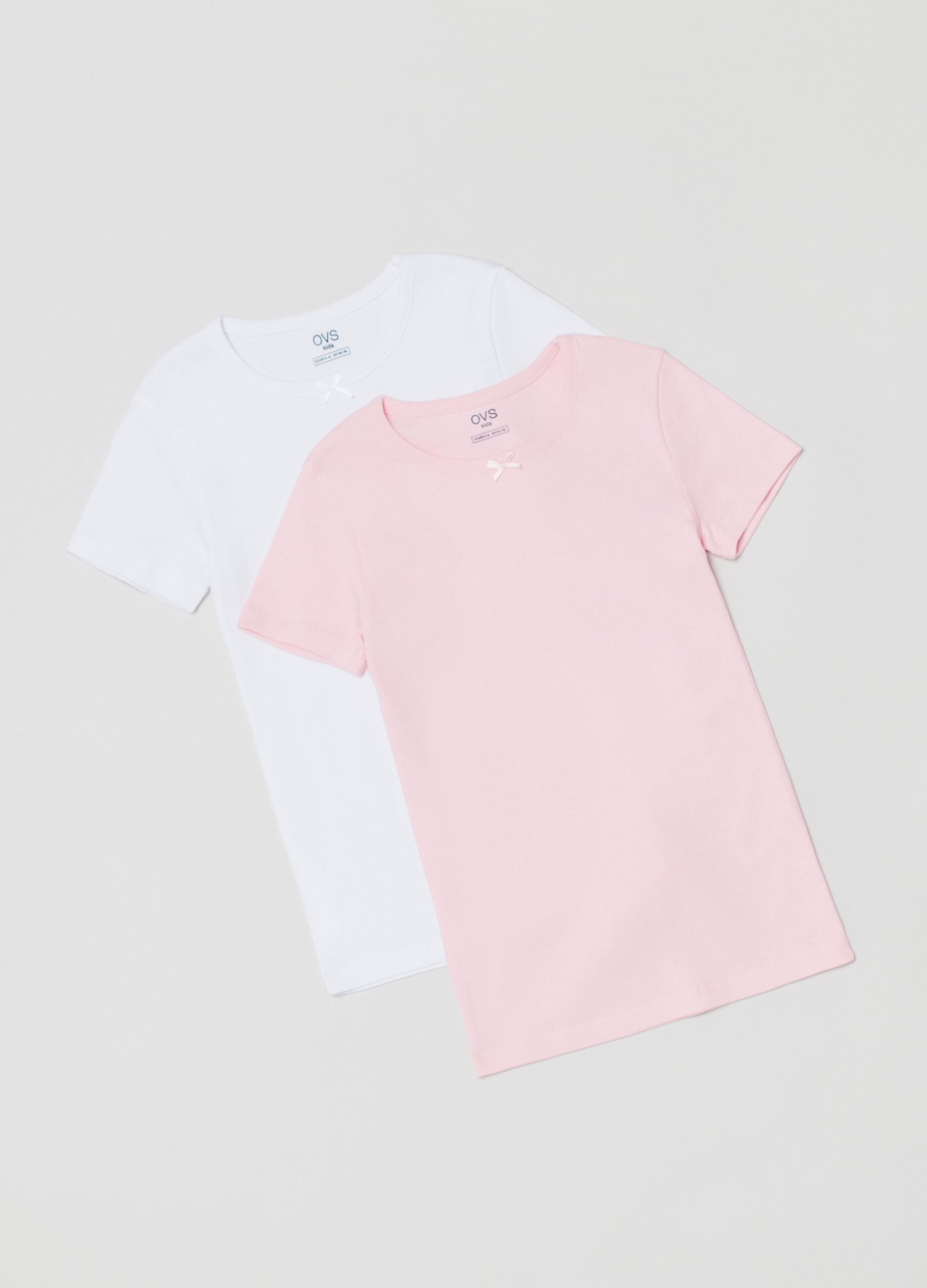 Bipack t-shirt intime con fiocchetto_0
