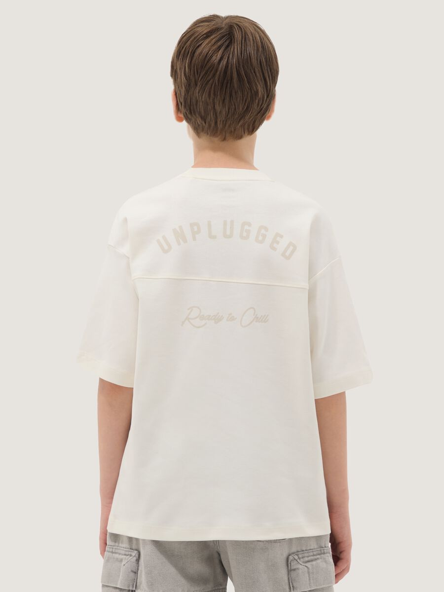 White short-sleeve pure cotton T-shirt_1