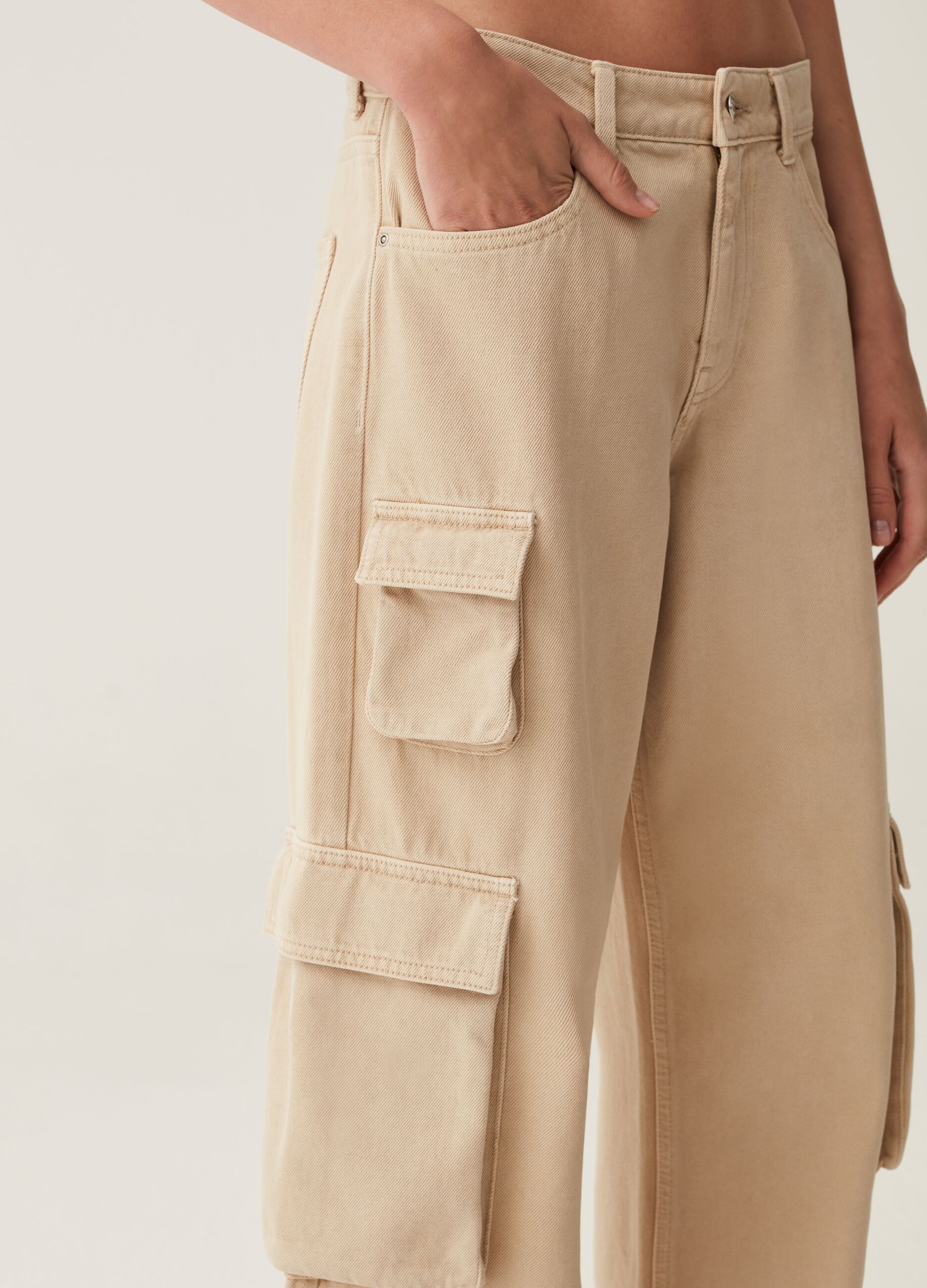 Jeans cargo wide leg_2