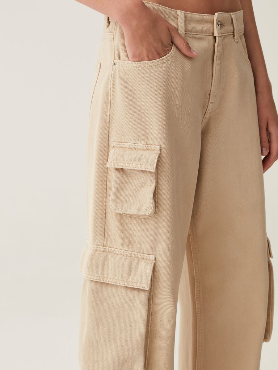 Jeans cargo wide leg_2