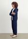 Pantaloni jogger blu in misto cotone organico e viscosa_4