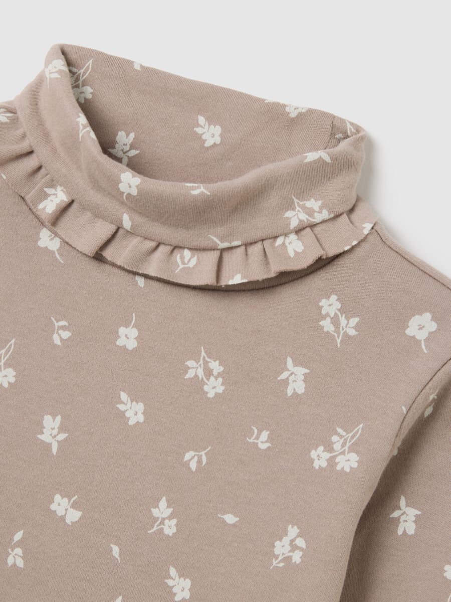 Girls' T-shirt in pure cotton multicolour with print_2