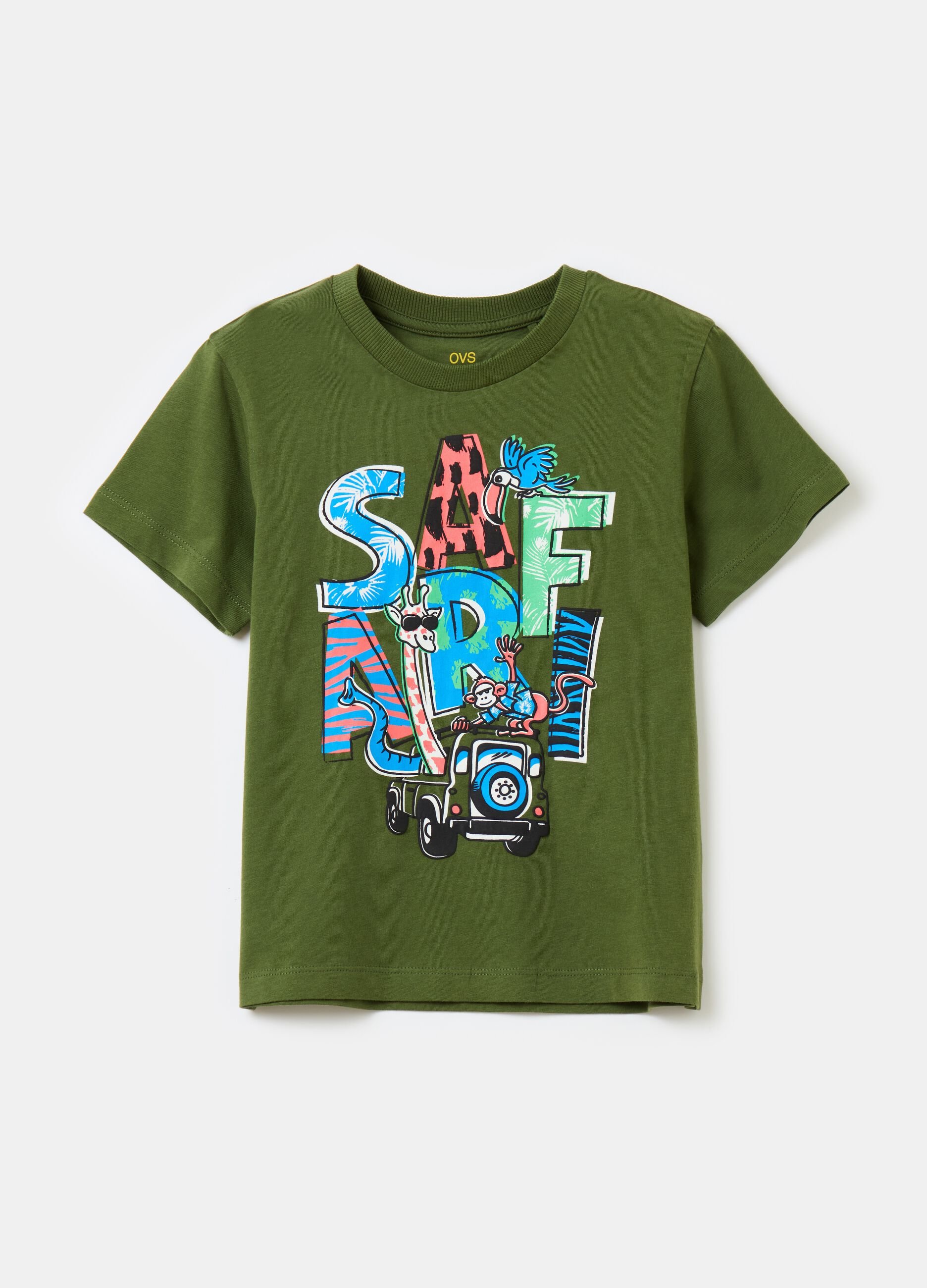 T Shirt e Polo Bambino Verde OVS