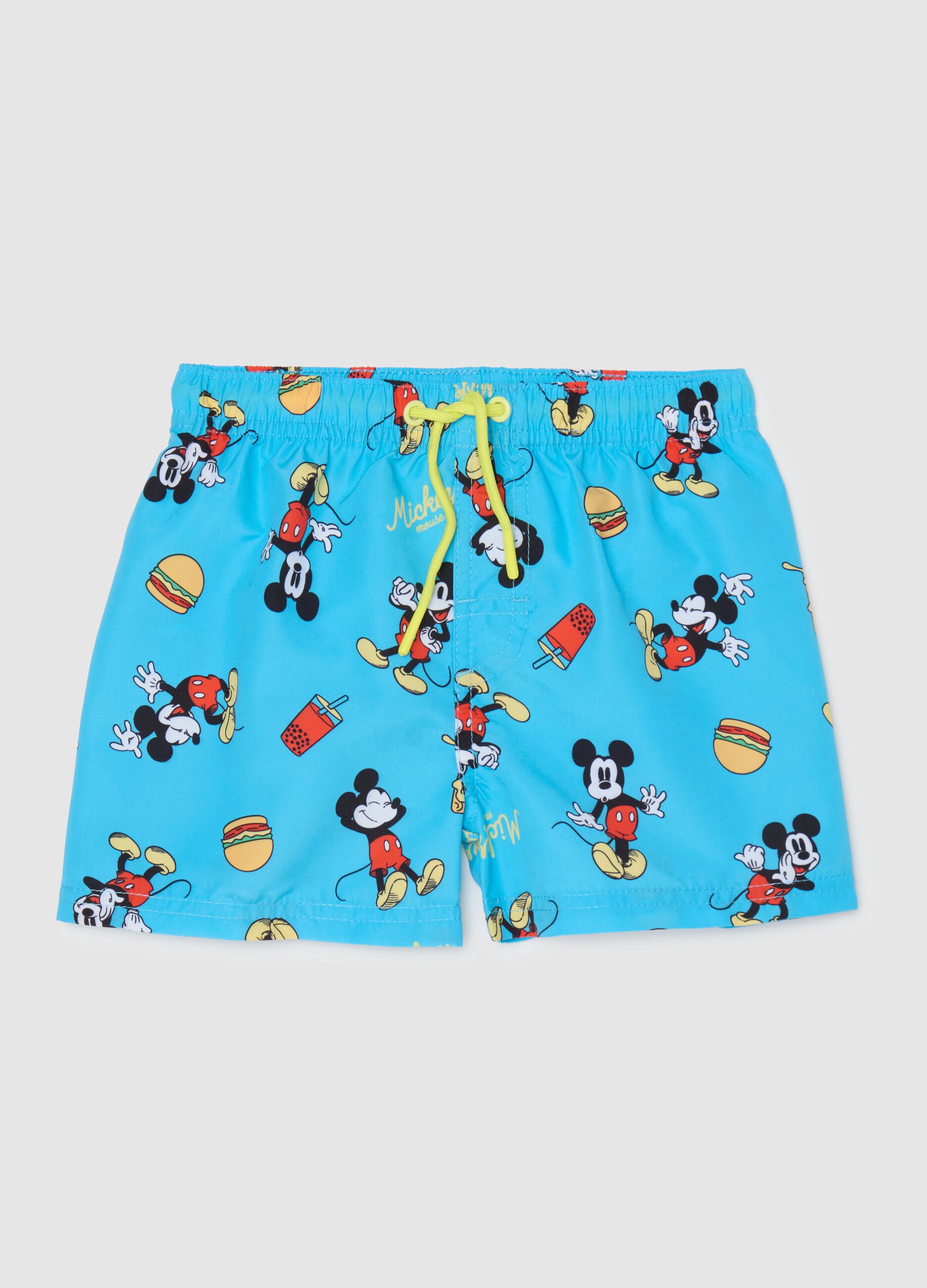 Multicolour child's swimwear with Mickey Mouse print