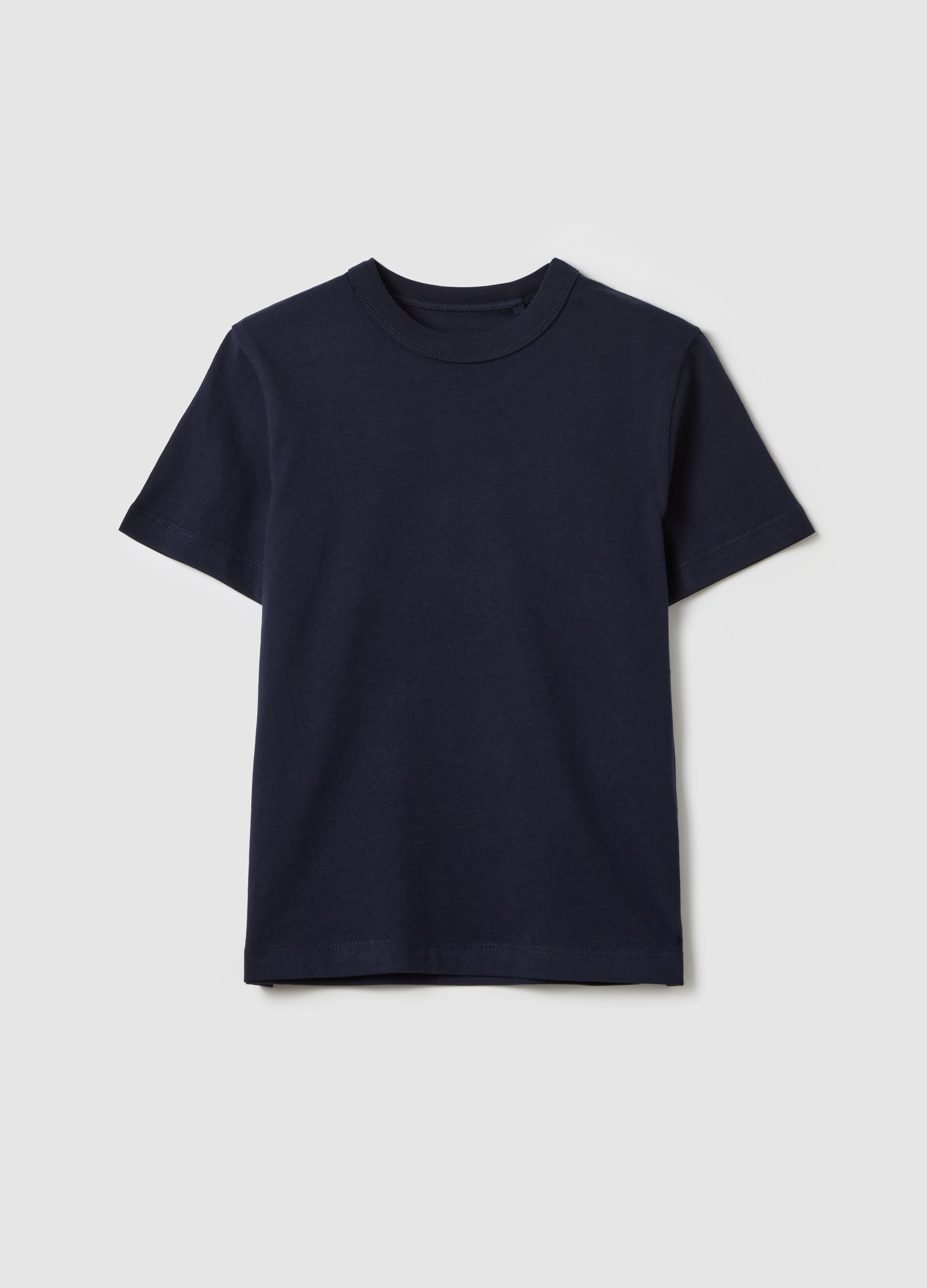 T-shirt in cotone bio tinta unita