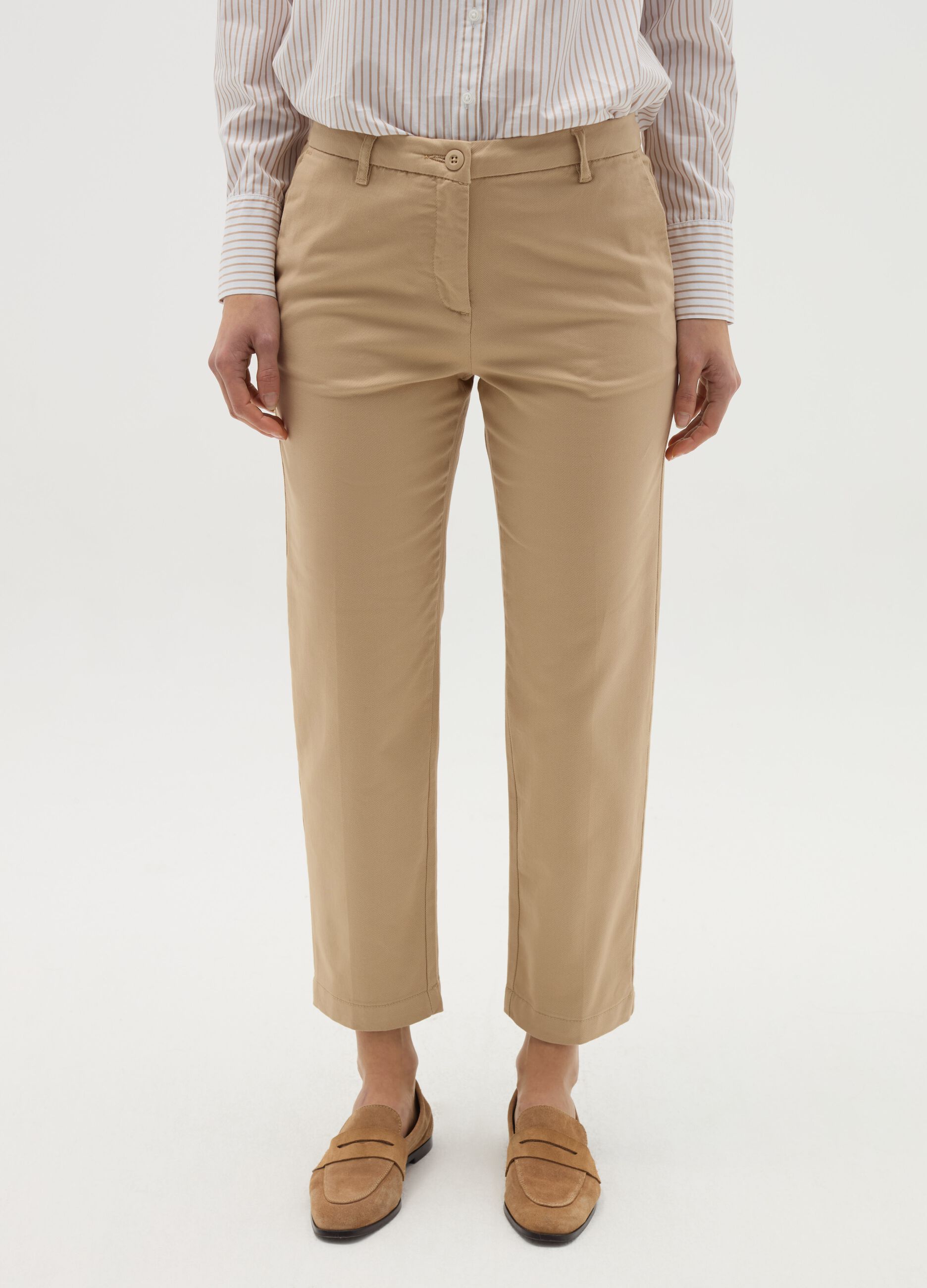 Pantalone chino in cotone stretch