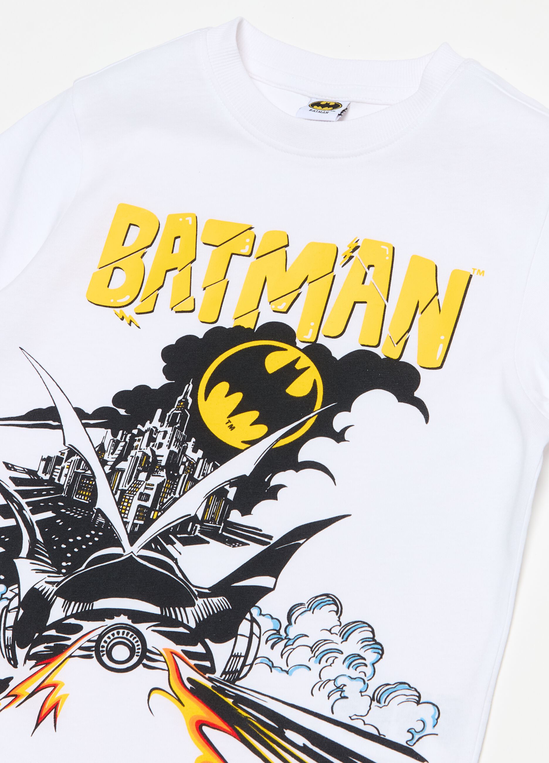 Cotton jogging set with Batman print