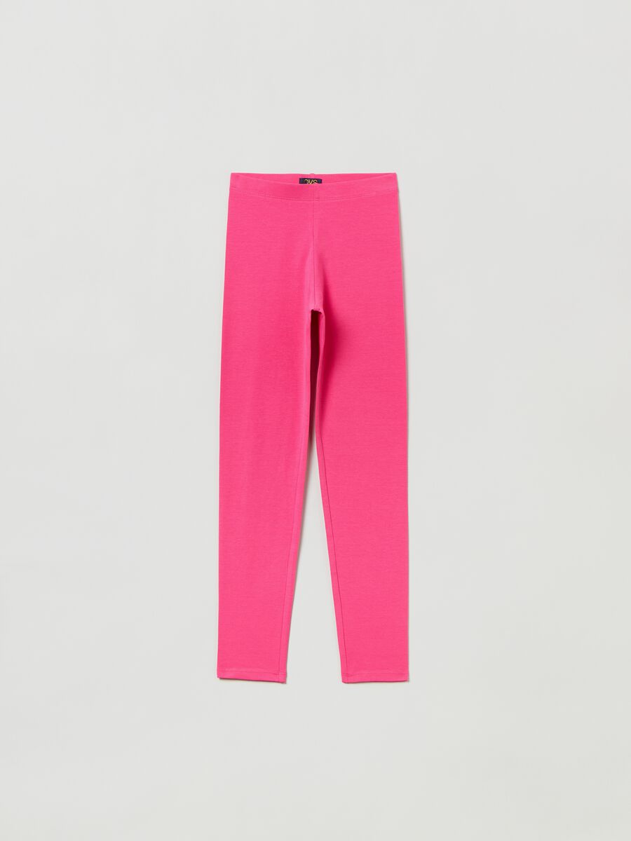 Leggings in cotone stretch_0
