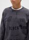 Grey regular fit boys' sweatshirt in pure cotton with print_2
