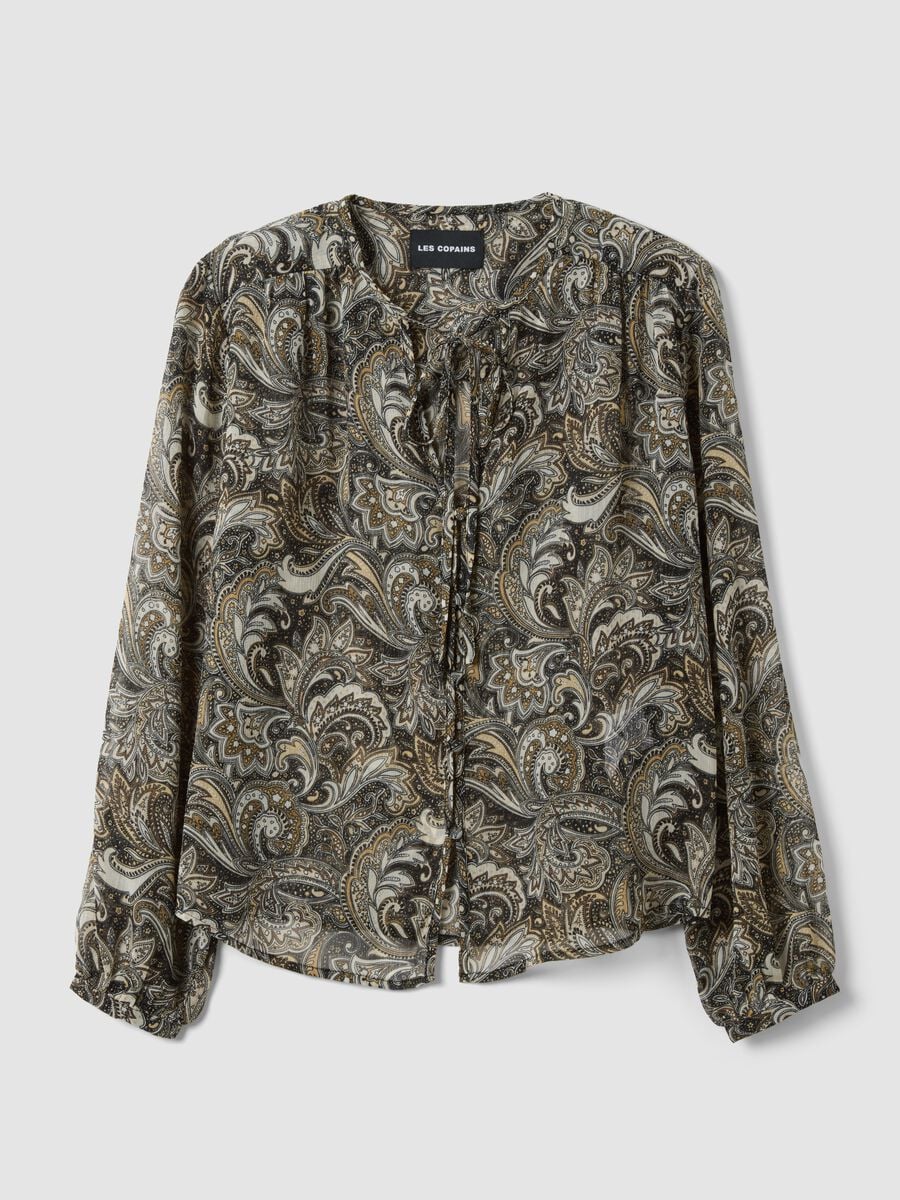 Camicia multicolor a fantasia paisley con maniche lunghe_4