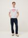 White pure cotton regular fit T-shirt with Hard Rock Cafe logo_1