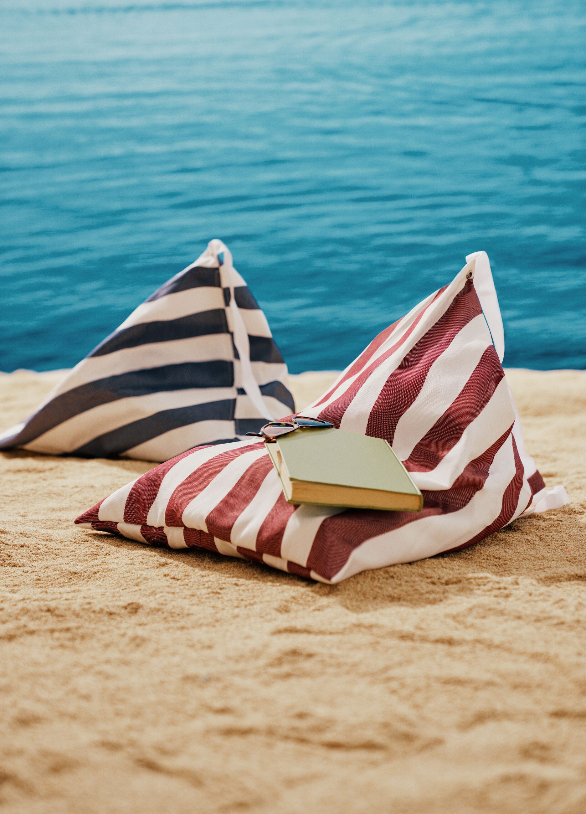 Pillow bag in tela a righe_7