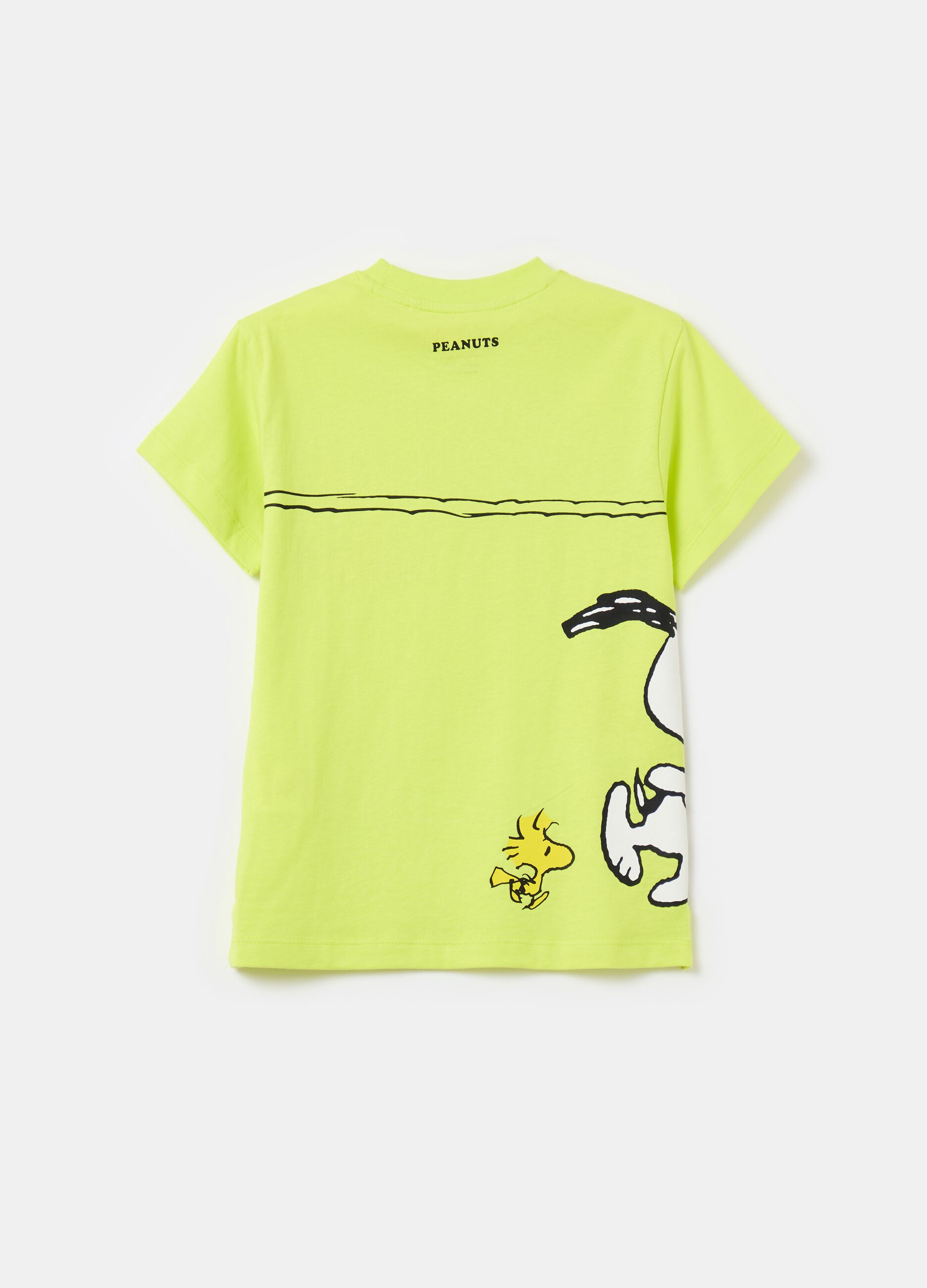 T-shirt in cotone bio con stampa Snoopy