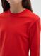 Girls' red long sleeve top in pure cotton regular fit_2