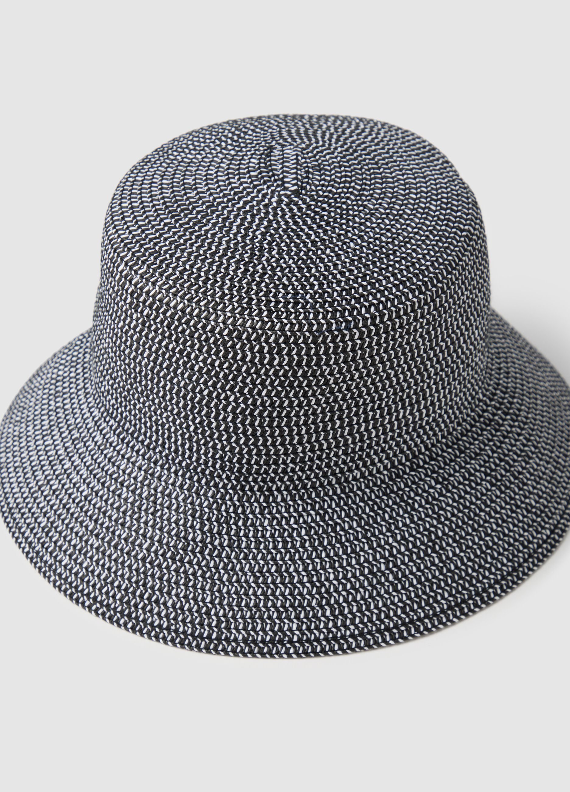 Cappello da donna in tessuto paper multicolor