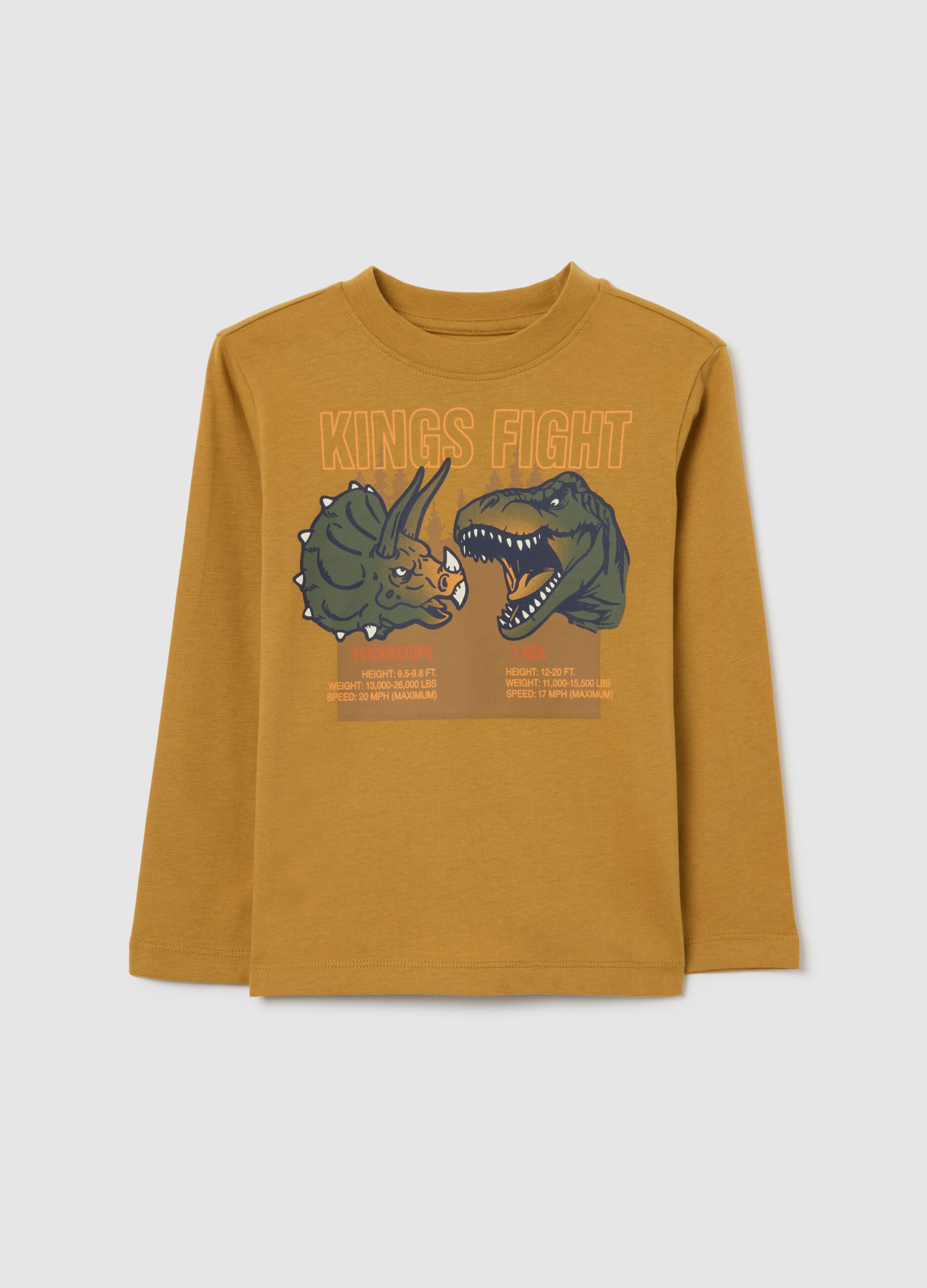 Brown long-sleeve shirt for children
