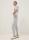 Grey pure cotton joggers, regular fit_3