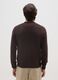 Brown crew neck sweater regular fit_2