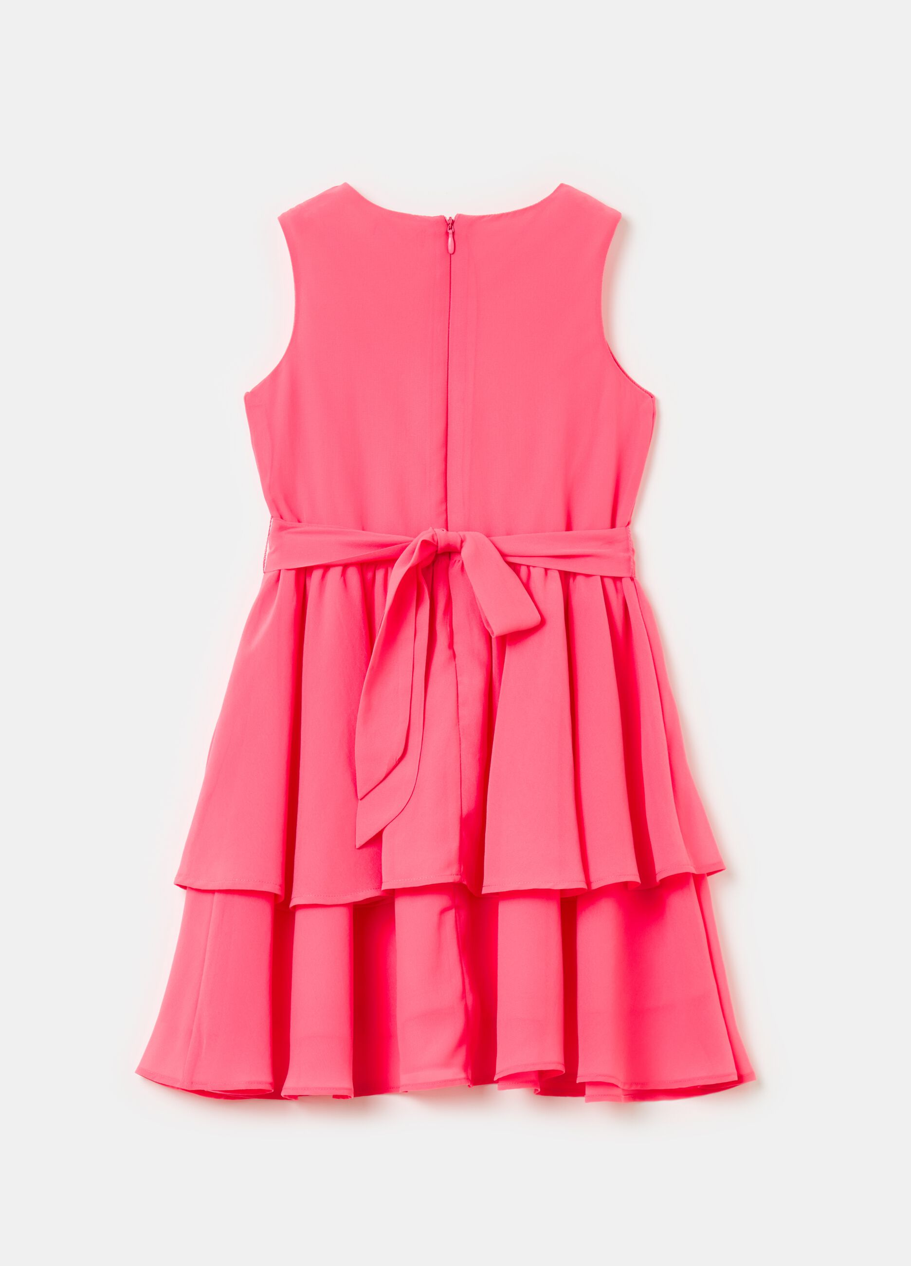 Sleeveless tiered dress