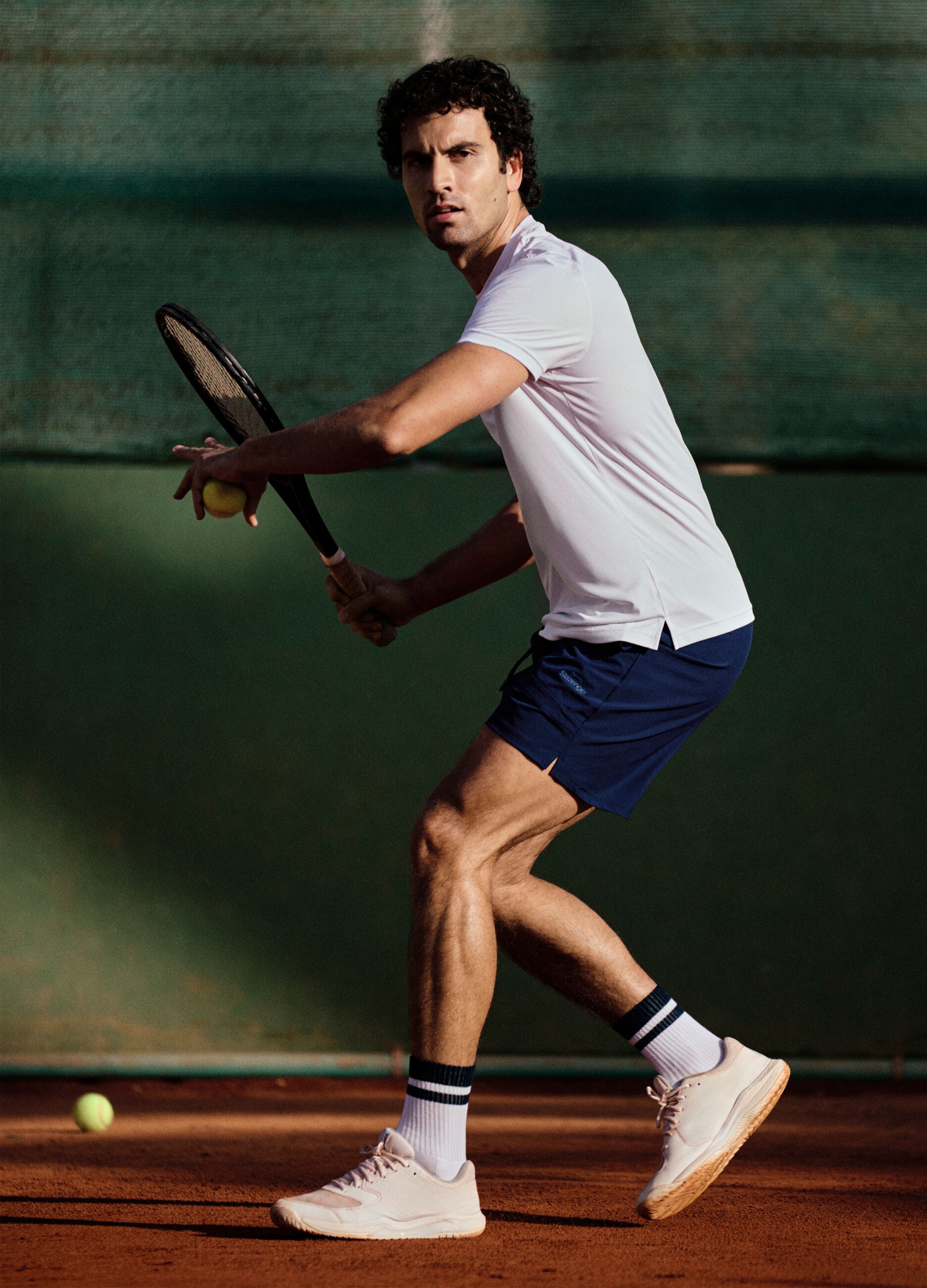 SLAZENGER Bermuda shorts in technical fabric