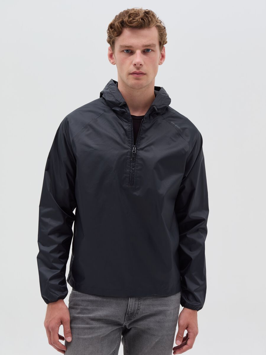 Essential waterproof half-zip jacket_0