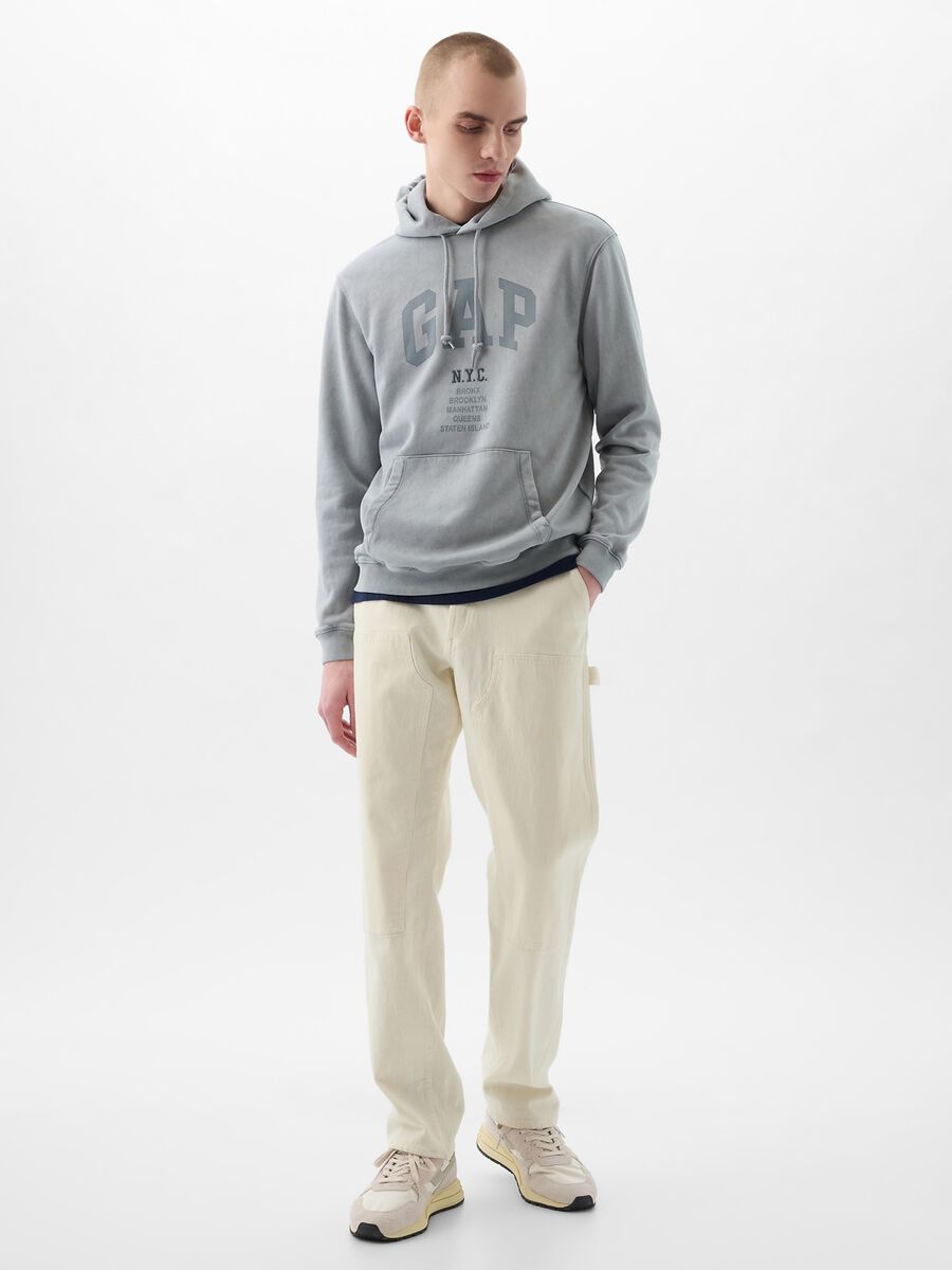 Hoodie with printed logo_2