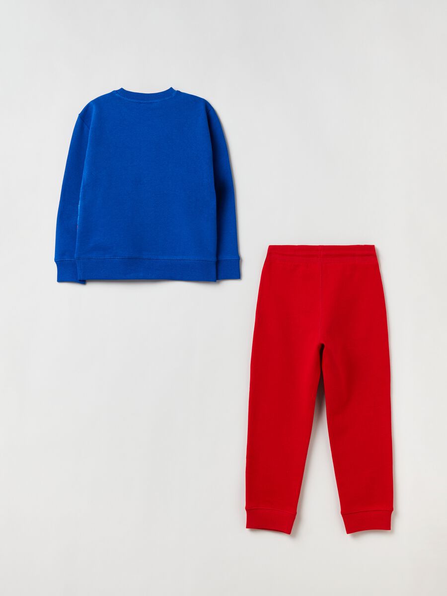 Jogging set in felpa stampa Captain America_1